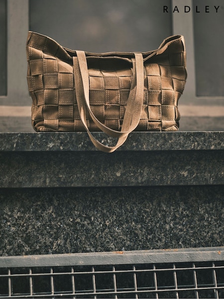 Radley Light Brown Suede The Abbey Large Tote Bag (W15333) | £299