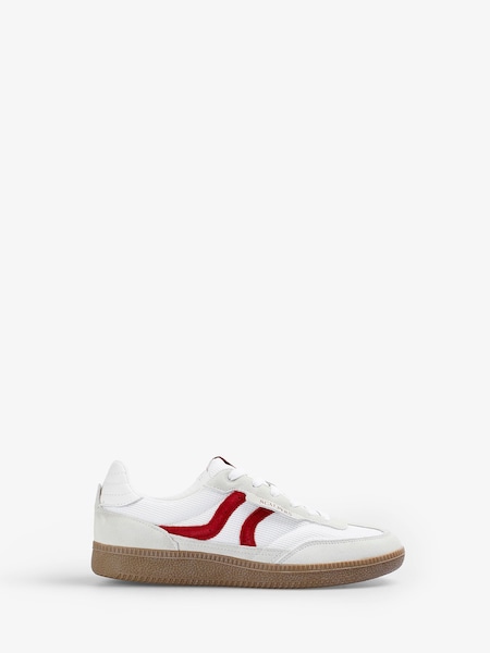 Scalpers Cream Retro Sport Sneakers (W15399) | £130