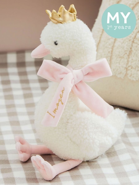 My 1st Years Personalised Swan Plush Toy (W15627) | £29