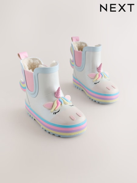White Unicorn - Chelsea Wellies