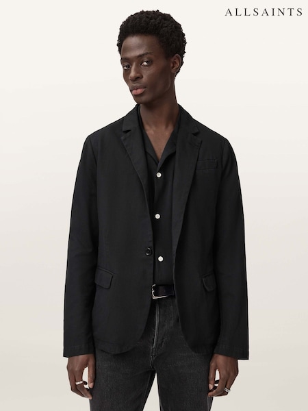 AllSaints Black Hanbury Blazer (W15814) | £279
