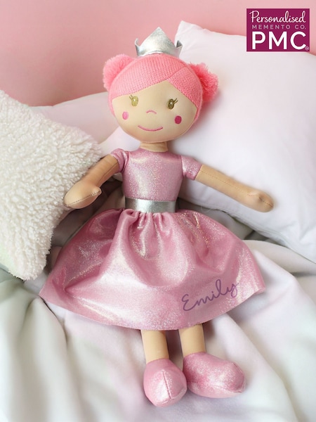 Personalised Princess Ballerina Rag Doll by PMC (W16129) | £24
