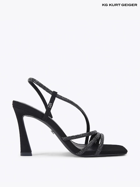 KG Kurt Geiger Black Sweetie Gem Sandals (W16148) | £139