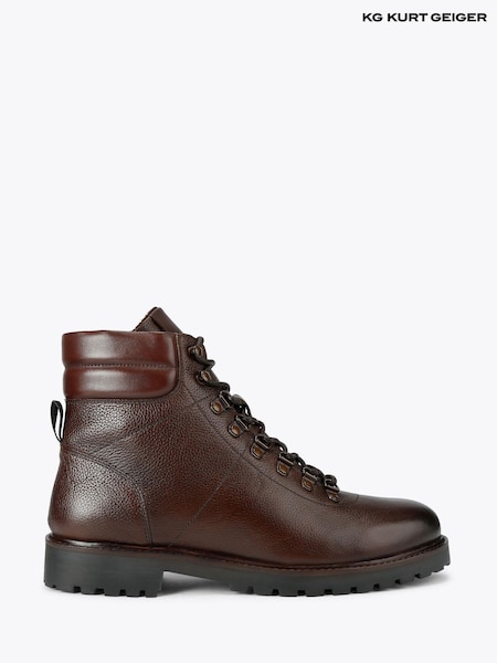 KG Kurt Geiger Brown Strider Hiker Boots (W16182) | £99