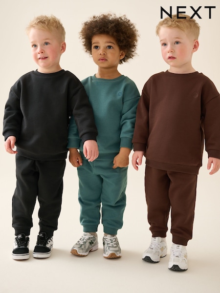 Green/Blue - Sweat Top & Joggers Set 6 Piece (3mths-7yrs)