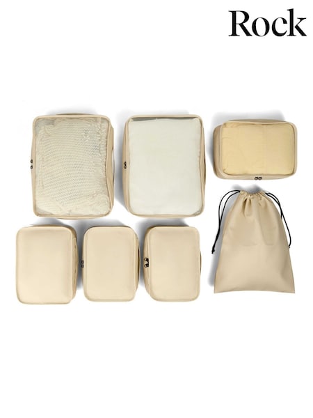 Rock Luggage Packing Cubes Set of 7 (W16912) | £45