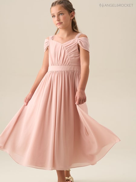 Angel & Rocket Pink Lena Maxi Dress (W17166) | £63 - £74