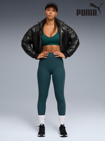 Puma Green SHAPELUXE High Waist Training Tights Leggings (W17245) | £55