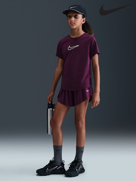 Nike Bordeaux Black White Dri-FIT 2-in-1 Shorts (W17385) | £30