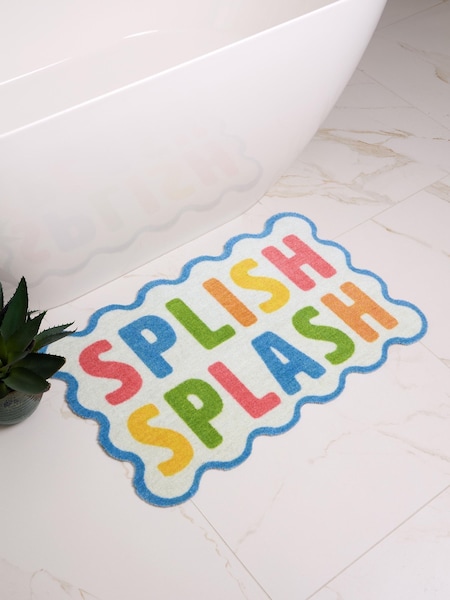 Dip & Drip Multi Splish Splash Bathmat (W17533) | £15