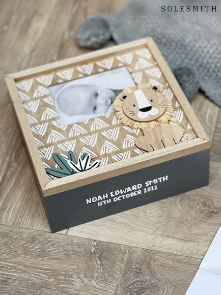Solesmith Safari Children's Personalised Keepsake Box (W17864) | £45