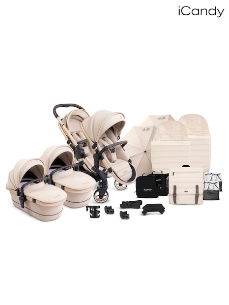 iCandy Biscotti Biscotti Twin Complete Bundle (W18480) | £1,934