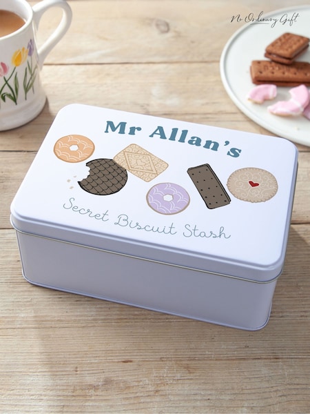 Biscuit Stash Treat Tin by No Ordinary Gift (W18623) | £30