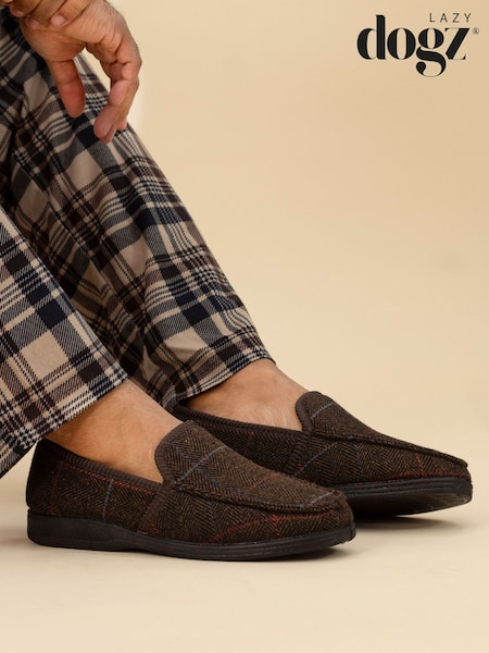 Lazy Dogz Blue Eisenhower II Full Slippers (W18816) | £28