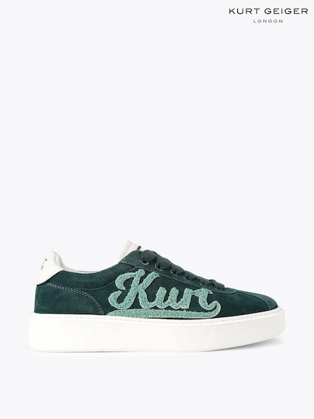 Kurt Geiger London Green Albion Retro Shoes (W18915) | £179