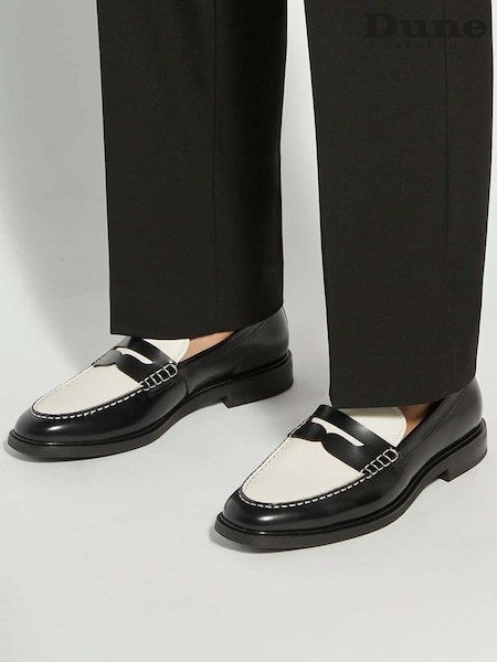 Dune London Black Sascha Loafers (W19134) | £129