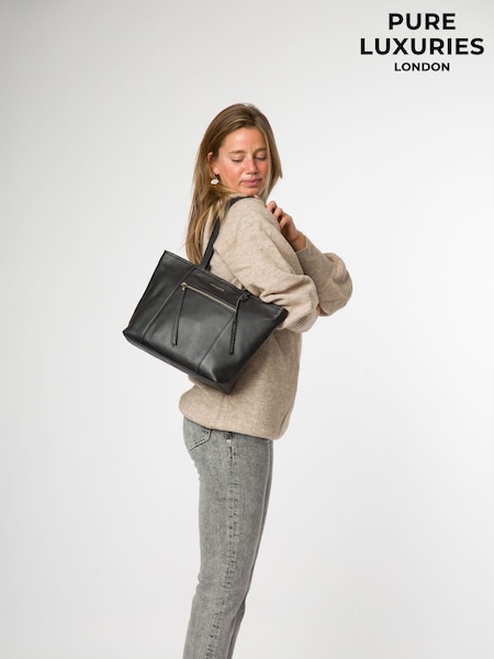 Pure Luxuries London Roxby' Leather Tote Bag (W19284) | £49