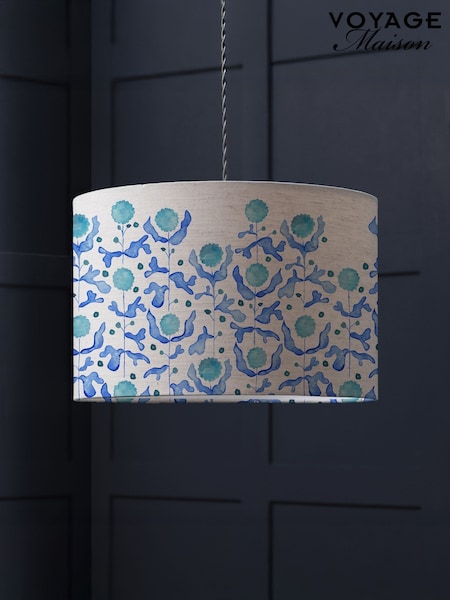 Voyage Maison Blue Mariani Eva Printed Lamp Shade (W19557) | £63