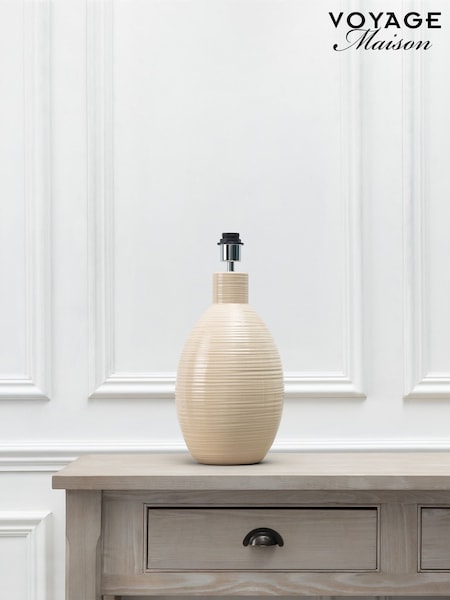 Voyage Maison Cream Epona Table Lamp Base (W19597) | £115