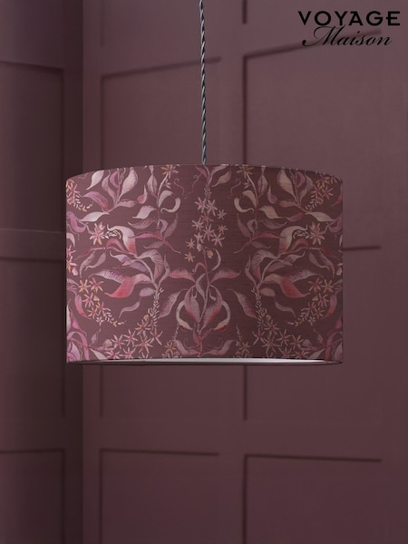 Voyage Maison Pink Hettie Eva Printed Lamp Shade (W19633) | £51