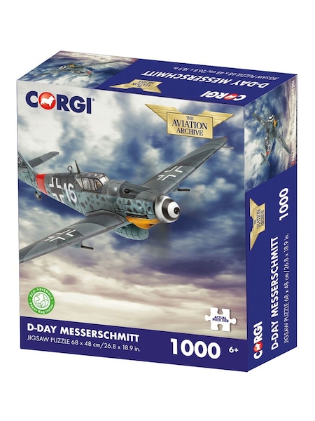 Kidikraft Corgi D-Day Messerschmitt 1000 Piece Jigsaw Puzzle (W19791) | £15