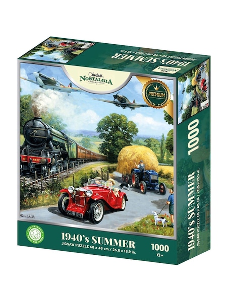 Kidikraft Nostalgia Collection 1940's Summer 1000 Piece Jigsaw Puzzle (W19801) | £15