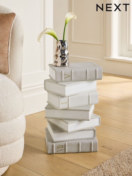 Books Resin Side Table