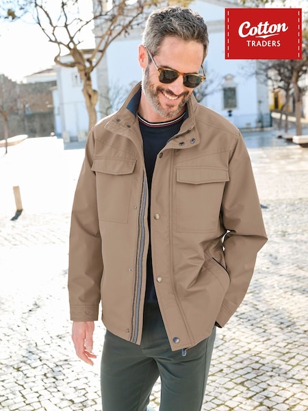 Cotton Traders Nude Showerproof Lightweight Jacket (W20301) | £62