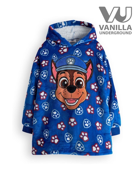 Vanilla Underground Blue Paw Patrol Blanket Hoodie (W20326) | £36