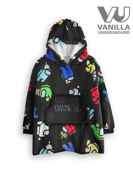 Vanilla Underground Multicoloured Among Us Character AOP Blanket Hoodie (W20363) | £36