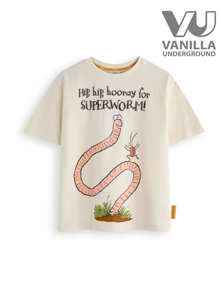 Vanilla Underground Brown Gruffalo & Friends Short Sleeved T-Shirt (W20439) | £14