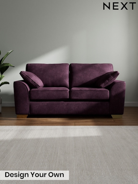 Plush Chenille/Dark Plum Purple Stamford (W20495) | £1,150