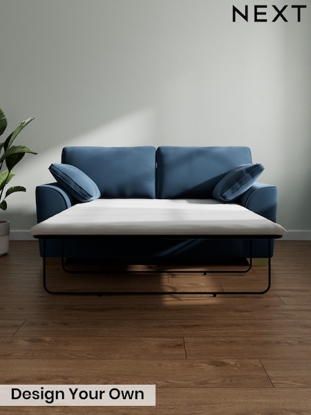 Plush Velvet Easy Clean/Airforce Blue Stamford (W20508) | £1,350