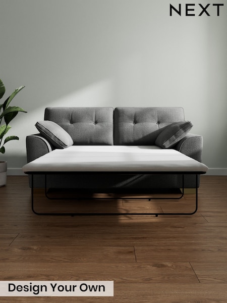 Chunky Texture/Dark Grey Stamford Buttoned Back (W20591) | £1,399