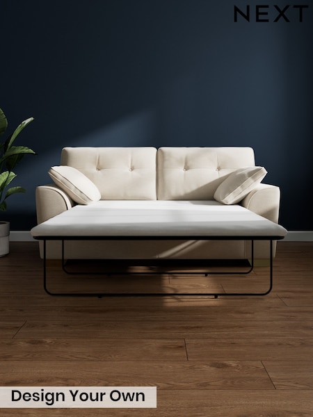 Fine Chenille Easy Clean/Oyster Stamford Buttoned Back (W20614) | £1,399