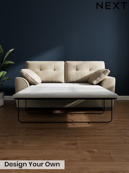 Natural Mix/Light Natural Stamford Buttoned Back (W20618) | £1,525