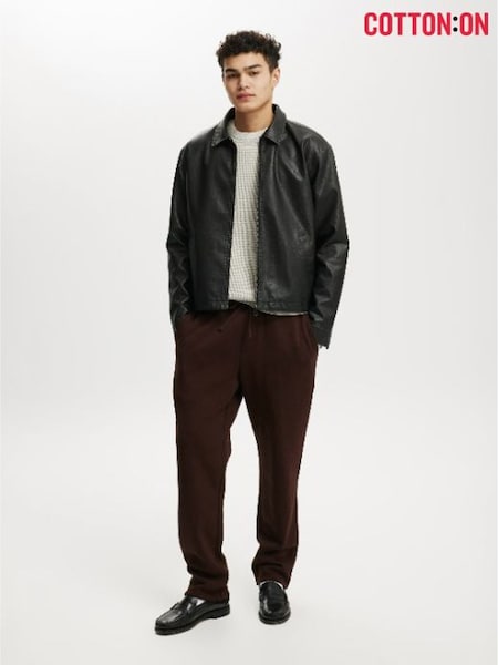 Cotton On Brown Relaxed Track Pants (W20741) | £25