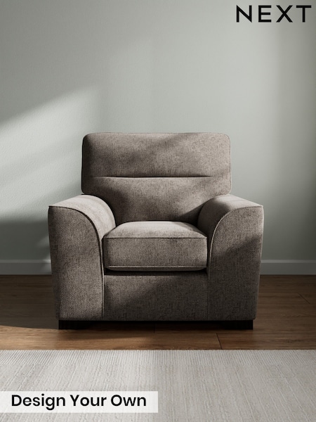 Chunky Chenille/Mink Brown Stamford Highback (W20754) | £799