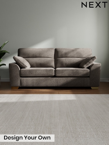 Chunky Chenille/Mink Brown Stamford Highback (W20754) | £1,299