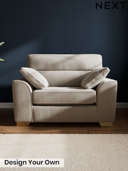 Chunky Weave/Dove Grey Stamford Highback (W20756) | £899