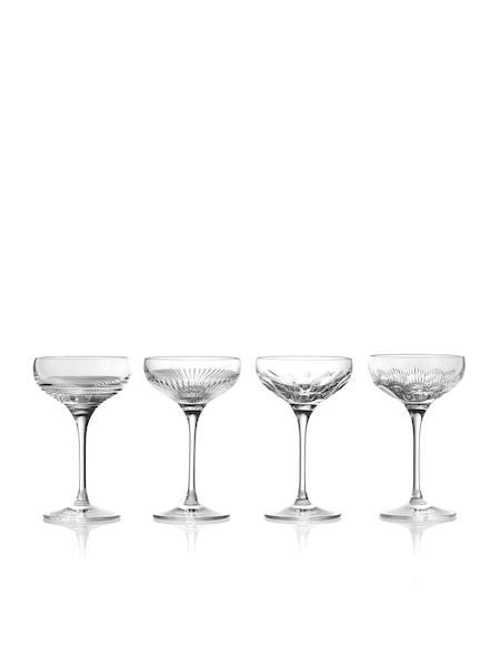 Waterford Mixed Mixology Coupe Glasses 120ml Mixed Set of 4 (W21174) | £330