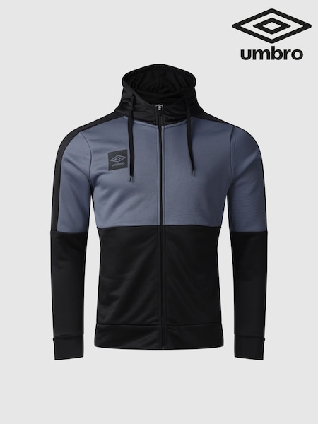 Umbro Black Sportswear Full Zip Hoodie (W21347) | £45