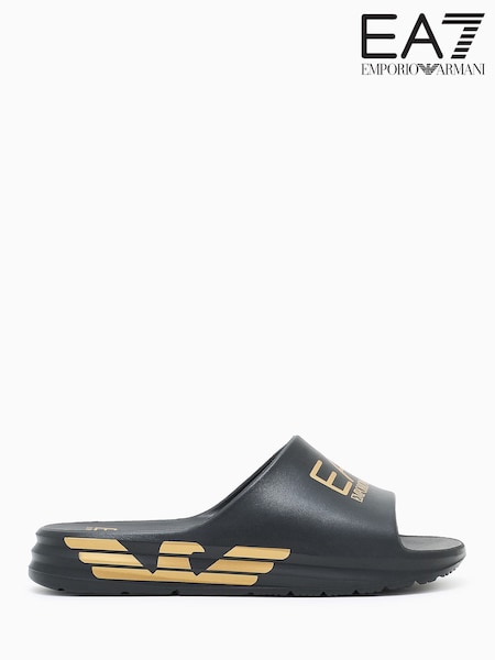 EA7 Beachwear Black Shoes (W21363) | £55