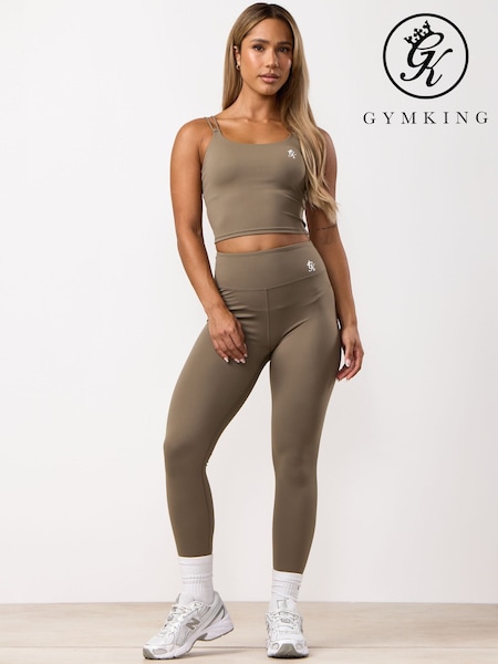Gym King Brown 365 Leggings (W21435) | £32