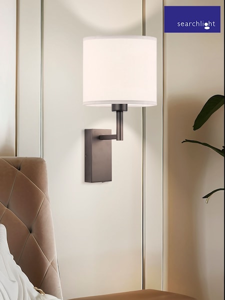 Searchlight Black Alice E27 Wall Light (W21446) | £72