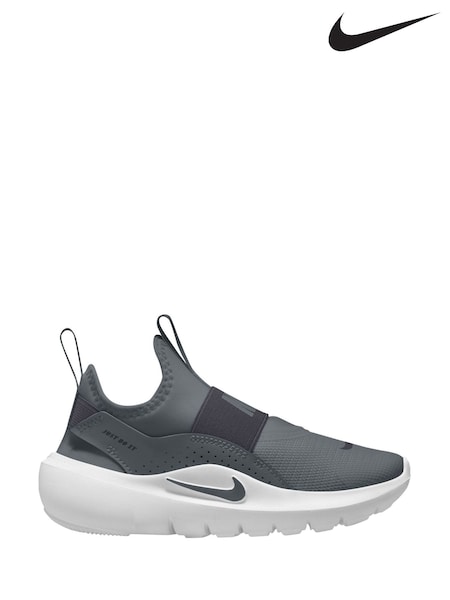 Nike Grey Junior Flex Runner 4 Trainers (W21528) | £33
