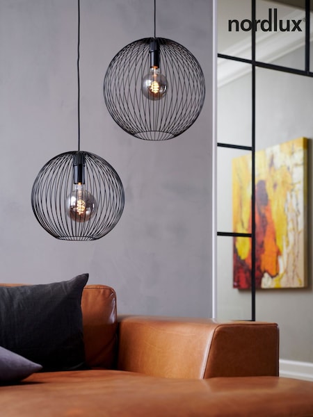 Nordlux Black Beroni 35 Pendant Ceiling Light (W21733) | £50