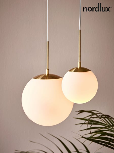 Nordlux Brass Grant 25 Pendant Ceiling Light (W21734) | £65