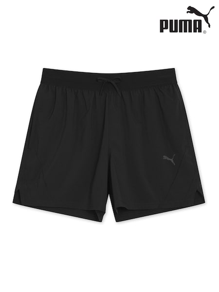 Puma Black Mens TRAIN 5" Woven Shorts (W21775) | £40
