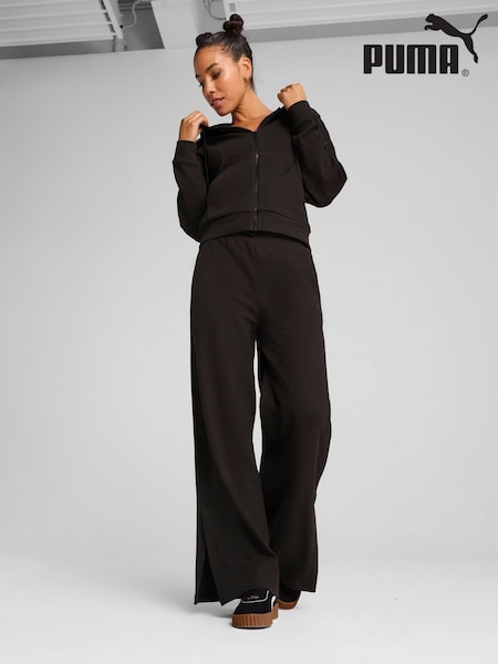 Puma Black Womens HER Comfort High-Waist Straight Pants (W21925) | £55